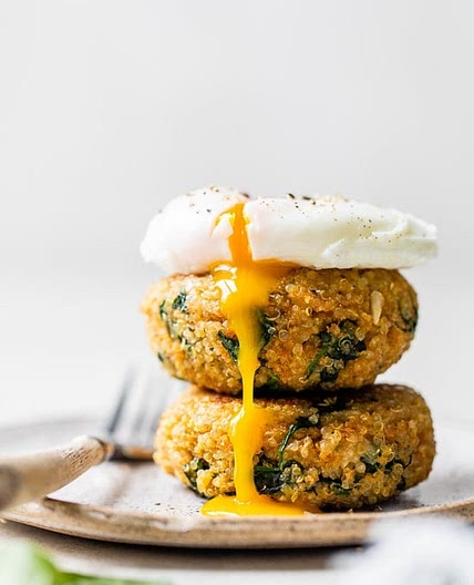 Quinoa and Spinach Patties