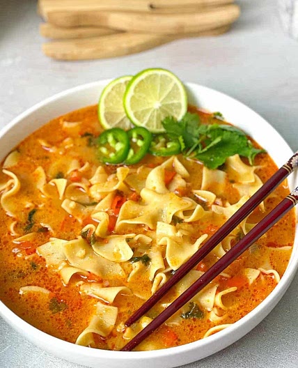 Thai Red Curry Noodle Soup Recipe