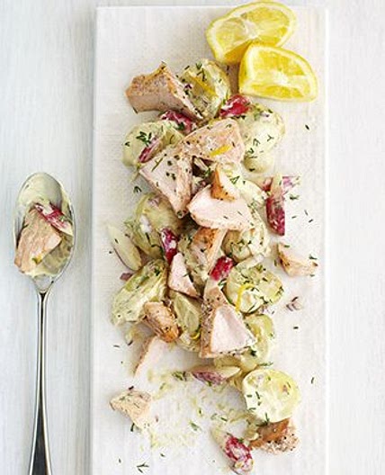 Scandi salmon salad