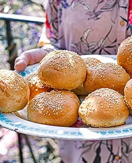 Soft burger buns