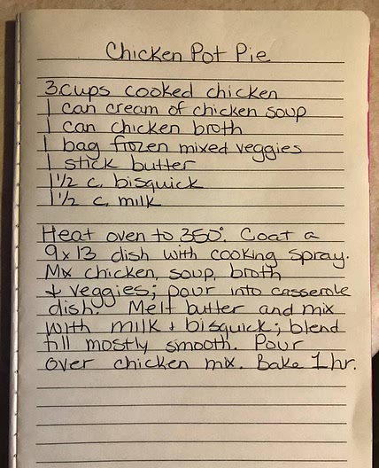 Chicken pot pie