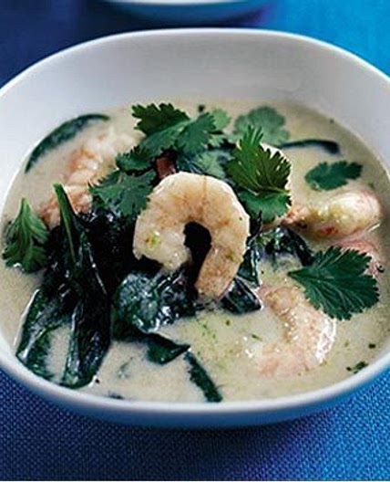 15-minute prawn curry