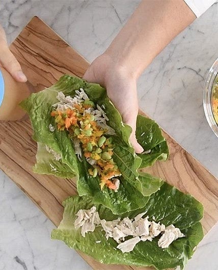 Lettuce Wraps W. Peanut Vinagrette