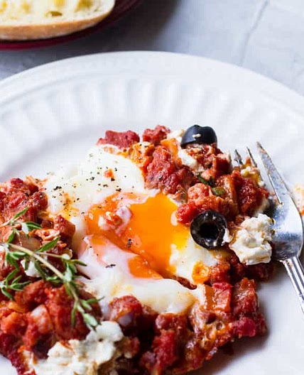 Spicy Shakshuka with Chorizo