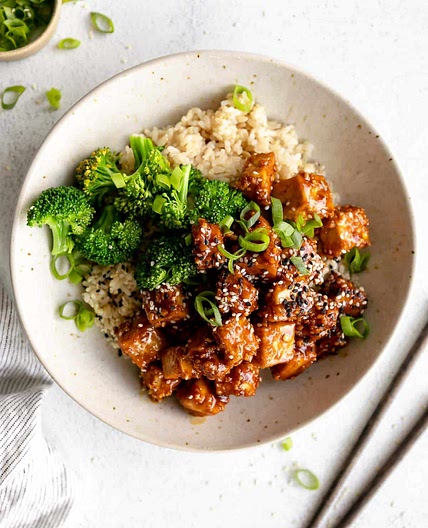 Garlic Sesame Tofu