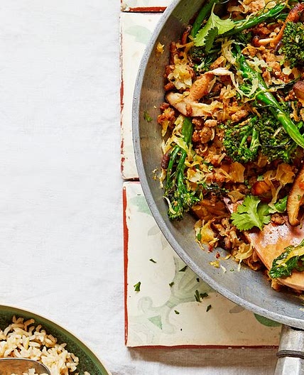 Healthy turkey stir-fry