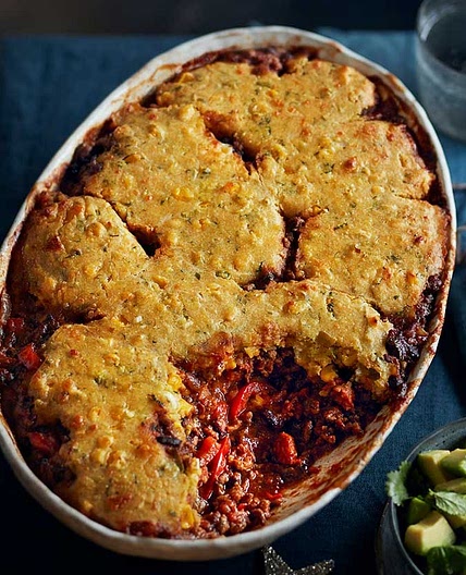 Cornbread tamale pie
