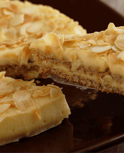 Sweet Kahlua Almond Cake