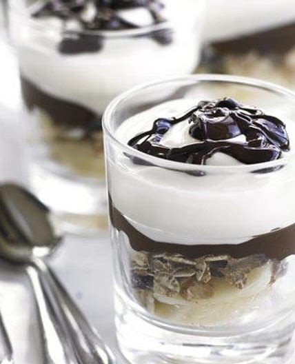 Toasty banana muesli pots