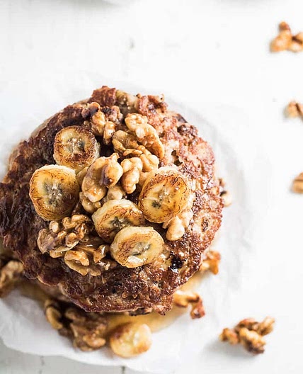 Walnut Banana Protein Pancakes Recipe