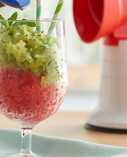 Frozen Strawberry Kiwi Mojito