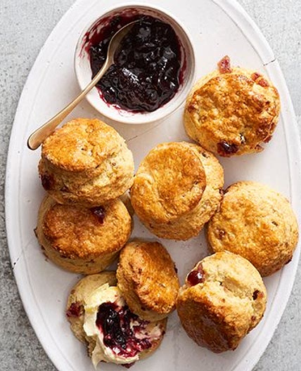 Cherry scones