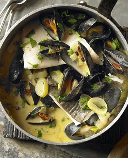 Normandy fish stew