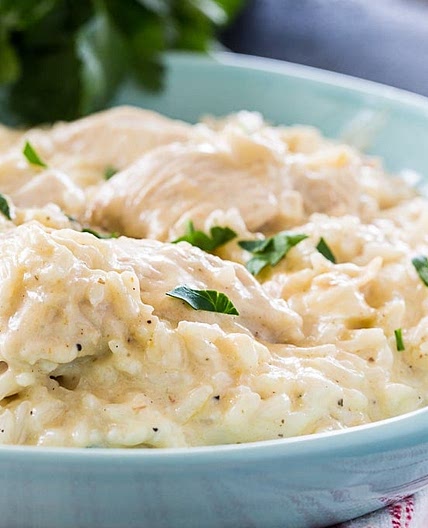 Instant Pot Garlic Parmesan Chicken and Rice