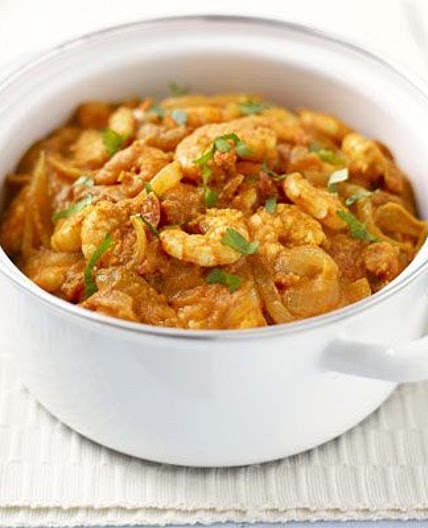 Easy Thai prawn curry