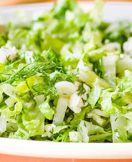 Prasini Salad (Greek Green Salad)