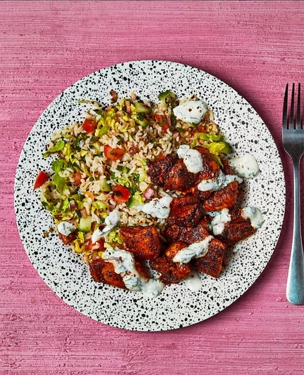 Spiced Chicken & Chimichuri-style Rice