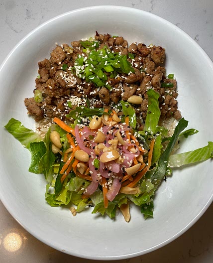 Spicy Ground Turkey Bowl
