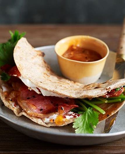 Bacon chapati
