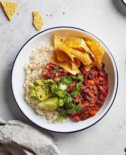 vegan burrito bowls