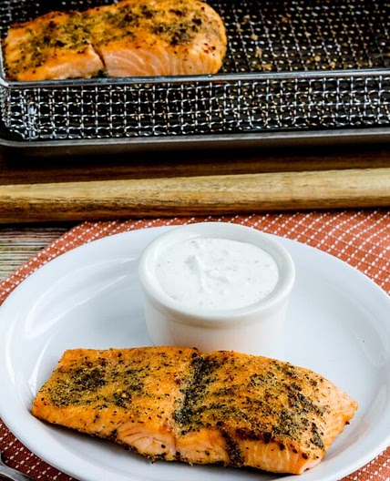 Greek Salmon with Tzatziki Sauce