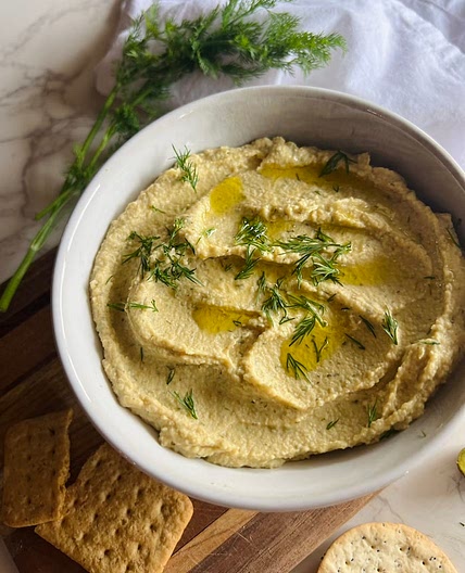 The Best Dill Pickle Hummus