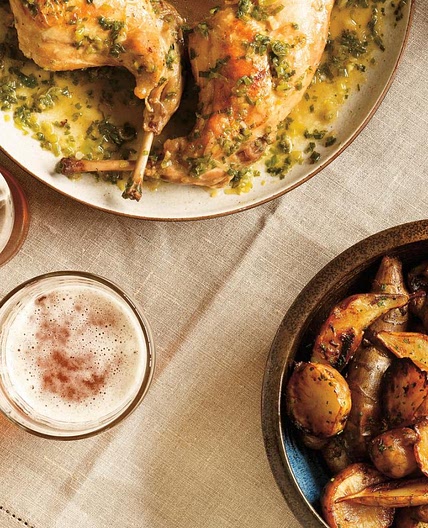 Beer-Braised Rabbit