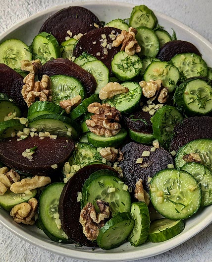 Cucumber Beet Salad