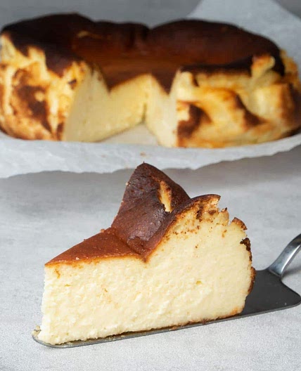 EASY Basque Burnt Cheesecake