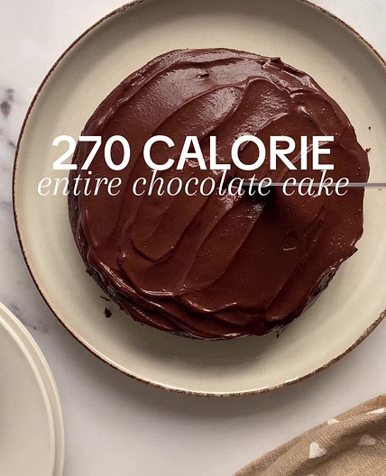 Low calorie chocolate cake