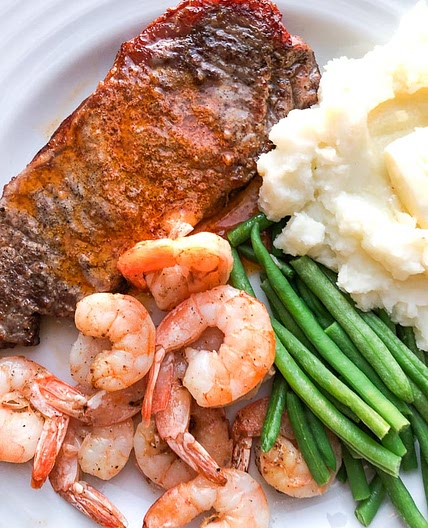 Air Fryer Surf and Turf