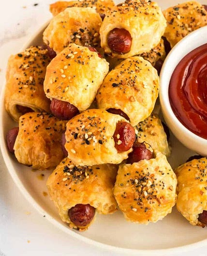 Puff Pastry Pigs in a Blanket