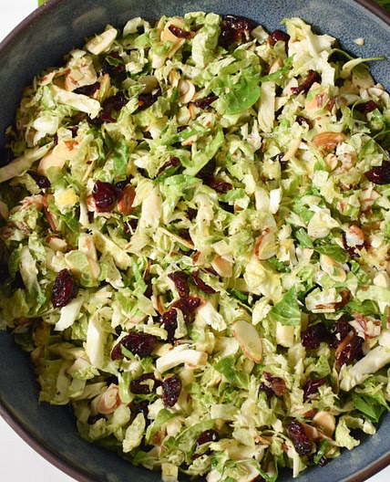 Lemon Brussels Sprout Slaw