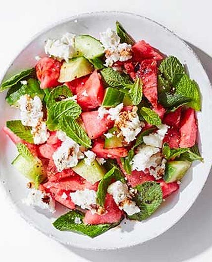 Watermelon & feta salad