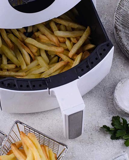 Patatas fritas congeladas freidora sin aceite