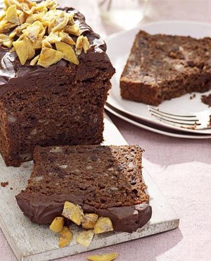 Chocolate & banana cake