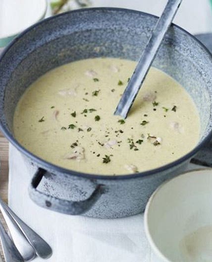 Creamy chicken soup