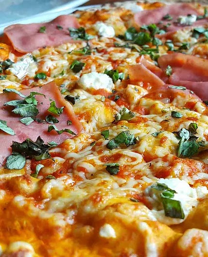 Pizza en freidora sin aceite