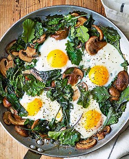 Mushroom brunch