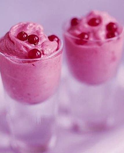 Redcurrant sorbet