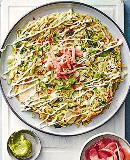 Veggie okonomiyaki