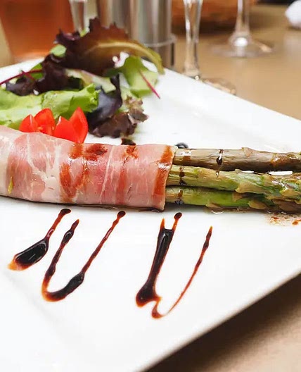 Espárragos con Jamón para Freidora de Aire