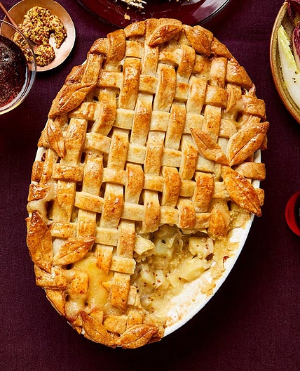 Apple, cheese & potato pie