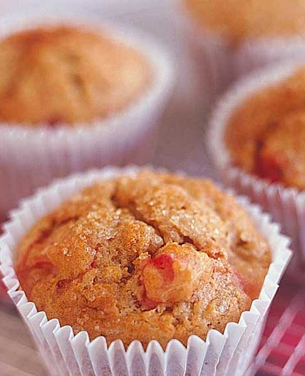 Rhubarb muffins