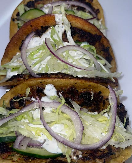 Smashed Kofta Tacos 