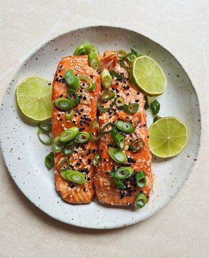 Slow Sesame Salmon