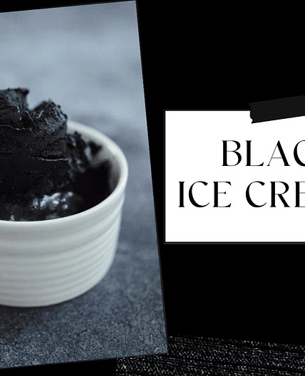 How to Make A No Churn Black Ice Cream Recipe