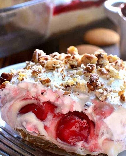 Cherry Cheesecake Lush Dessert
