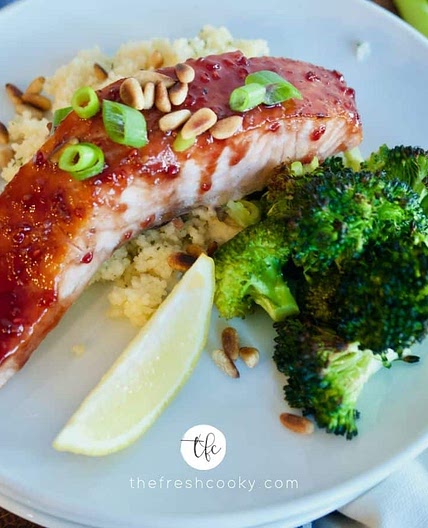 Easy Raspberry Glazed Salmon