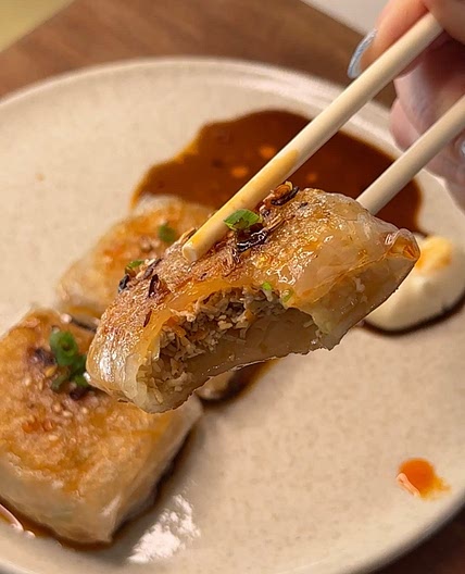 Grated Tofu Rice Paper Dumpings (so delicious!)